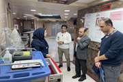 دانشجویان دکتری تخصصی سلامت در حوادث و بلایا با همراهی استاد خود آقای دکتر کیومرث اله بخشی از بیمارستان فارابی بازدید کردند.
